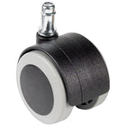 Staples 2-1/2" Universal Hard-Floor Casters - Black - 5 Pack-Dual wheel