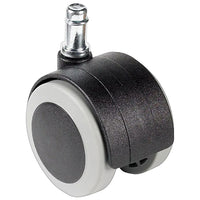 Staples 2-1/2" Universal Hard-Floor Casters - Black - 5 Pack-Dual wheel