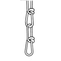 Campbell – Chaîne de 100 pi (30,4 m), charge maximale de 155 lb (0,0775 tonne) (750124)-Charge d’utilisation maximale : 155 lb (0,0775 tonne)