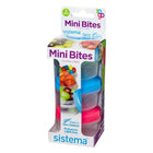 Sistema – Contenants Mini Bites To Go™ pour collations, 130 ml, paq./3-Ensemble de 3 mini contenants avec couvercle à visser