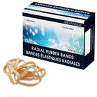 Merangue - Élastiques - 3 x 1/4 po - Boîte de 1/4 lb  - Paquet de 10-Élastiques économiques, idéal pour regrouper des documents, des articles et des colis