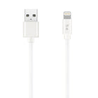 Blu Element – Câble de chargement/synchronisation Lightning USB tressé, 4 pi, blanc (B4MFIWH)-Câble blanc de 4 pieds