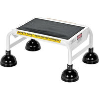 Vestil – Marchepied de travaux légers, 9 9/16 po, 1 marche (LAD-1-W)-Non. de marches : 1