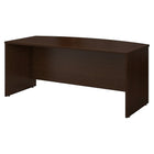 Bush® - Bureau à devant arqué de la collection Westfield, fini cerisier mocha-Combinez le bureau arqué avec d'autres composants Westfield pour des solutions personnalisées