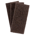 Tampon de récurage et de décapage brun Scrub ’n Strip 3M, 8541, 118 x 254 mm (4,625 x 10 po)-L’enduit réparti uniformément aide à réduire le nombre de nœuds et d’agglomérations, ce qui prévient les égratignures sur les planchers tout en offrant une meilleure uniformité et en prolongeant la durée utile du tampon