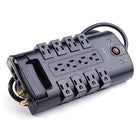 BlueDiamond - Limiteur de surtension Defend Flex à 12 prises, cordon de 8 pi, S9PC01EBCY-Douze prises avec protection contre les surtensions