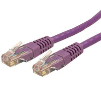StarTech  Câble de raccordement moulé RJ45 Gigabit Cat 6 UTP violet de 50 pi, câble de raccordement de 50 pi-Assure une conductivité optimale et élimine la perte de signal réseau