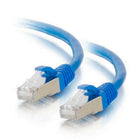 C2G - Câble de raccordement réseau Ethernet Cat6 Snagless Blindé (STP) de 10 pieds - Bleu-Câbles Ethernet