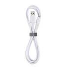 Basic Tech - Câble Lightning Tressé de 6 pi - Blanc-Tressé pour plus de durabilité