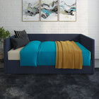 Lit de jour Urban avec espace de rangement, Linge bleu-8