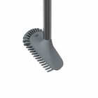 Umbra FLEX - Brosse de toilette et son support à couvercle mural ou autoportant, blanc-5