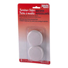 Mighty Movers - Disques de 2 1/4 po de diamètre - Beige - paquet de 4-Amorti pour absorber l'impact des changements de surface du sol