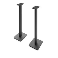 Kanto – Supports sur pied élevés pour haut-parleurs étagères, 32 po, noir SP32PL-La plaque supérieure pivotante avec trou de fixation et vis de 1/4 po -20 vous permet de fixer les haut-parleurs compatibles de façon sécuritaire
