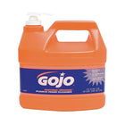 GOJO – Nettoyant à la pierre ponce Natural Orange pour les mains, pompe distributrice, 1 gallon, agrumes, boîte/4-Type : Nettoyant pour les mains