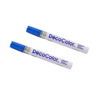 JAM Paper Marqueurs de peinture opaque à point large, Bleu, 2 / paquet (526300BUa)-Couleur :  Bleu