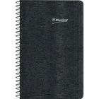Blueline® - Agenda quotidien perpétuel, 8 po x 5 po, bilingue-Rendez-vous de 8 h à 21 h aux 60 minutes  