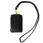 ASHLIN DESIGNER - ENRIQUE, I.D. Cordon, cuir Tuscany, noir-Panneau arrière: 3 poches en biais pour cartes