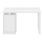 Monarch Specialties - 7690 Bureau 48 po L - Blanc Orientation Gauche Ou Droite-8