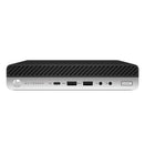 HP - Ordinateur de bureau EliteDesk 800 G4 Mini remis à neuf avec deux ecrans LCD 24 po-Intel Core i5-8500 T-256Go SSD -16Go RAM-Memoire: 16 Go de RAM DDR4