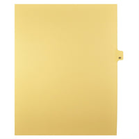 Markmaker - Intercalaires imprimes Legal, Chamois, 1/25th coupe, format lettre, sans trous, 25 tabs/PQT, 5 PQT/Boite, Numero 85-Intercalaires imprimes Legal