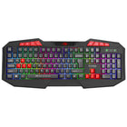 Marvo Wired LED Rainbow Backlight Membrane 112-Key Multimedia Gaming Keyboard-Clavier de jeu