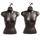 Eddie's - Formes de chemise suspendues pour femmes - PVC - Noir - Paquet de 2 (155728-2)-Formes de chemises suspendues pour femmes