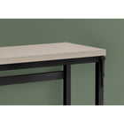 Monarch Specialties - 7679 Bureau 48 po L - Hauteur Adjustable Taupe Moderne/Noir-Bureau réglable parfait pour tous les ordinateurs portables ou tablettes; surface facile à maintenir fini de tous les côtés
