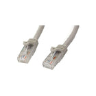 StarTech  Câble de raccordement antiaccrochage N6PATCH5GR de catégorie 6, 5 pi, gris-Doté d’un connecteur mâle RJ-45 aux deux extrémités pour faciliter la connectivité