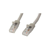 StarTech  Câble de raccordement antiaccrochage N6PATCH5GR de catégorie 6, 5 pi, gris-Doté d’un connecteur mâle RJ-45 aux deux extrémités pour faciliter la connectivité