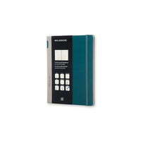Moleskine - Journal très grand édition Pro, vert, couverture rigide-Extra large, 7,5 po x 9,75 po, grille de pointillés