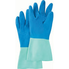 Mapa Professional - Gants Protector, Taille Moyen/7/7.5, 13po Lo, Nitrile/Latex De Caoutchouc, 28 Mils, paquet de 36-Style de poignet Droit