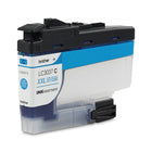 Brother – Cartouche d'encre authentique à réservoir Inkvestment, cyan, très haut rendement (LC3037CS)-L'encre authentique Brother produit des impressions nettes et durables