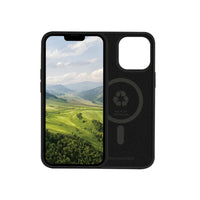 Dbramante1928 - Monaco MagSafe pour iPhone 15 - Noir-Monaco est une étui en silicone fabriquée à partir de silicone recyclé et de matériaux plastiques recyclés, dotée d'une conception de protection contre les chocs à 3 couches et d'un aimant MagSafe intégré