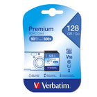 Verbatim - Carte mémoire SDXC Premium 128 Go UHS-I V10 U1 classe 10-Carte mémoire SDXC Premium 128 Go