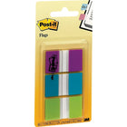 Post-it® - Languettes, 1 po, vert/bleu/mauve, paq./60-Pour marquer ou surligner pages importantes  