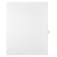 Mark Maker – Onglets séparateurs juridiques blancs, 1/15 onglets, format lettre, sans trous, numéro 189, 25/paquet-Onglets séparateurs blancs, 1/15 onglets