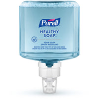 Purell Clean Release Healthy Soap™ Savon Mousse De Haute Performance Pour Es8 Distributeur Sans Contact Pour Savon - Paq. de 2-La technologie CLEAN RELEASE permet d’atteindre deux fois mieux les fentes de la peau pour enlever la saleté et les germes que le savon ordinaire