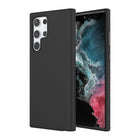 AXS - PROTech coque anti-choc avec bordures surelevees et une durabilite militaire pour Samsung Galaxy S22 Ultra, Noir-Resistant aux chocs