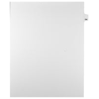 Markmaker - Intercalaires imprimes Legal, Blanc, 1/25th coupe, format lettre, sans trous, 25 tabs/PQT, 5 PQT/Boite, Numero 154-Intercalaires imprimes Legal