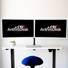 AnthroDesk - Bureau assis/debout electrique - Base Noire-7