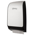 Kleenex - Distributrice pour essuie-mains pliés Premiere - 10,6 po x 18,79 po x 5,48 po - distributeur d’essuie-mains moderne - Blanche-Cette élégante petite distributrice est spécialement conçue pour fonctionner avec des essuie-mains Scottfold (proposés par Kleenex et Scott). La distribution d’un seul essuie-mains à la fois en tout temps garantie à chaque fois permet de réduire les déchets.