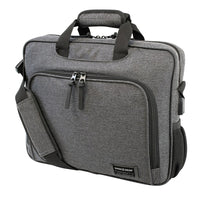 Swiss Gear Porte-documents pour ordinateur portable 15.6" avec port USB-Fait de Polytex dobby ultra résistant - Gris