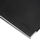 Bindertek - Reliure de format grand livre à 3 anneaux de première qualité - 2 po - feuilles de 11 x 17 po - noir-Mécanisme d’ouverture des anneaux fixé au dos de la couverture pour plus de durabilité