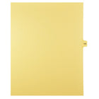 Markmaker - 25 tabs/PQT, 5 PQT/Boite, Intercalaires imprimes Legal, Chamois, 1/15th coupe| format lettre, sans trous, Numero 142-Intercalaires imprimes Legal