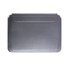 JCPal – Support ergonomique et étui multifonction pour MacBook / ordinateur portable 13 po, gris-Similicuir en polyuréthane brun résistant de 3 mm