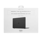 General Supply Goods + Co - Étui rigide caoutchouté pour MacBook Air 13 po - Noir-Patins antidérapants