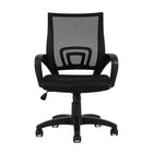 Chaise de bureau TygerClaw confortable à dossier moyen en maille-Soutien dorsal idéal grâce à un dossier mi-hauteur qui épouse parfaitement le bas et le milieu du dos