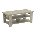 Safdie & Co. 41.25L Table De Salon - Taupe Foncé 3 Étagères-Le design contemporain donne une sensation propre et élégante à votre salon.