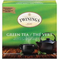 Twinings Thé Vert 100 CT-Thé vert pur avec un goût frais, une saveur délicate et un arôme alléchant
