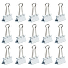 JAM Paper – Pinces relieuses, taille moyenne, 1,25 po/32 mm, blanc, 2 paq./15-5
